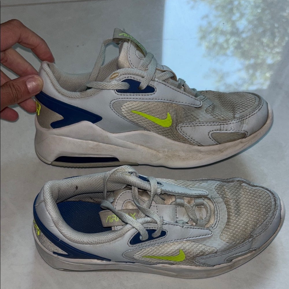 Nike Kids Shoes - White and Blue